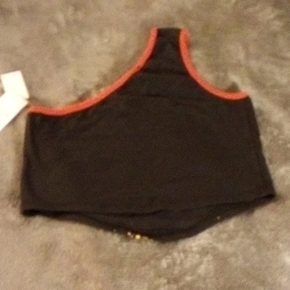 DEF LEOPARD 🐆 ONE SHOULDER TANK SIZE WOMANS LG - Picture 4 of 6